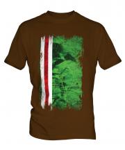 Ichkeria Grunge Flag Mens T-Shirt