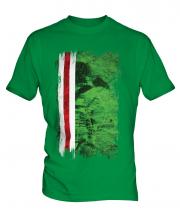Ichkeria Grunge Flag Mens T-Shirt