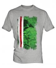 Ichkeria Grunge Flag Mens T-Shirt