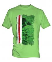 Ichkeria Grunge Flag Mens T-Shirt