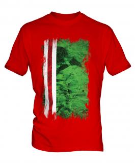 Ichkeria Grunge Flag Mens T-Shirt