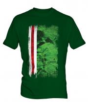Ichkeria Grunge Flag Mens T-Shirt