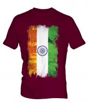 India Grunge Flag Mens T-Shirt