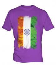 India Grunge Flag Mens T-Shirt