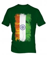 India Grunge Flag Mens T-Shirt