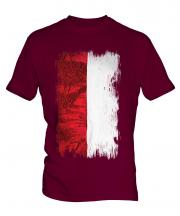 Indonesia Grunge Flag Mens T-Shirt