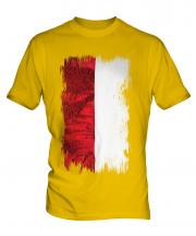 Indonesia Grunge Flag Mens T-Shirt