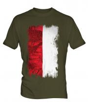 Indonesia Grunge Flag Mens T-Shirt