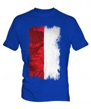 Indonesia Grunge Flag Mens T-Shirt