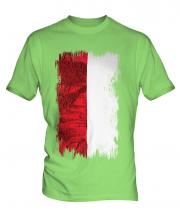Indonesia Grunge Flag Mens T-Shirt