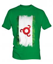 Ingushetia Grunge Flag Mens T-Shirt