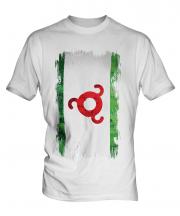 Ingushetia Grunge Flag Mens T-Shirt