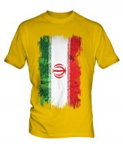 Iran Grunge Flag Mens T-Shirt
