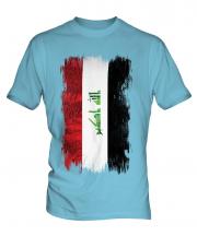 Iraq Grunge Flag Mens T-Shirt