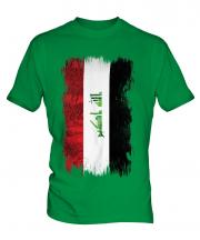 Iraq Grunge Flag Mens T-Shirt