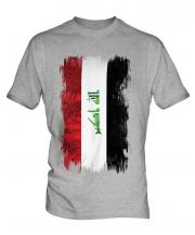 Iraq Grunge Flag Mens T-Shirt