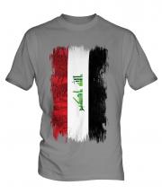 Iraq Grunge Flag Mens T-Shirt
