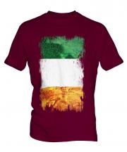 Ireland Grunge Flag Mens T-Shirt
