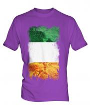 Ireland Grunge Flag Mens T-Shirt