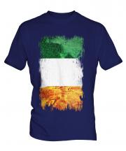 Ireland Grunge Flag Mens T-Shirt
