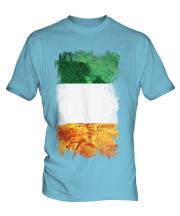 Ireland Grunge Flag Mens T-Shirt