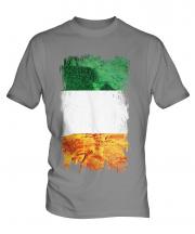 Ireland Grunge Flag Mens T-Shirt
