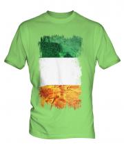 Ireland Grunge Flag Mens T-Shirt