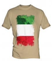 Italy Grunge Flag Mens T-Shirt