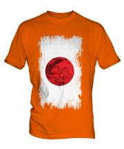 Japan Grunge Flag Mens T-Shirt