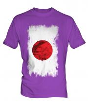 Japan Grunge Flag Mens T-Shirt