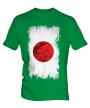 Japan Grunge Flag Mens T-Shirt