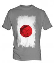 Japan Grunge Flag Mens T-Shirt