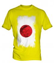 Japan Grunge Flag Mens T-Shirt