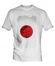 Japan Grunge Flag Mens T-Shirt