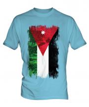 Jordan Grunge Flag Mens T-Shirt