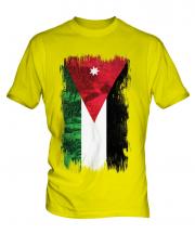 Jordan Grunge Flag Mens T-Shirt