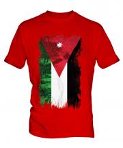 Jordan Grunge Flag Mens T-Shirt