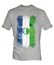 Kabardino-Balkaria Grunge Flag Mens T-Shirt