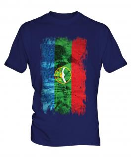 Karachay-Cherkessia Grunge Flag Mens T-Shirt