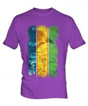 Karakalpakstan Grunge Flag Mens T-Shirt