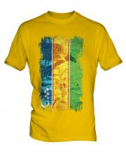 Karakalpakstan Grunge Flag Mens T-Shirt