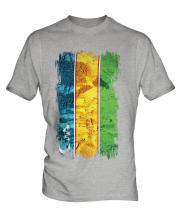 Karakalpakstan Grunge Flag Mens T-Shirt