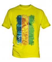 Karakalpakstan Grunge Flag Mens T-Shirt