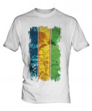 Karakalpakstan Grunge Flag Mens T-Shirt