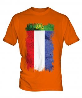 Khakassia Grunge Flag Mens T-Shirt