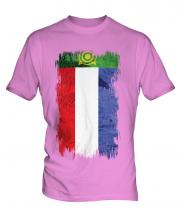Khakassia Grunge Flag Mens T-Shirt