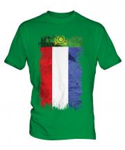 Khakassia Grunge Flag Mens T-Shirt