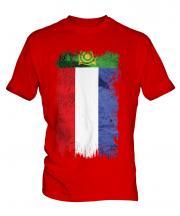 Khakassia Grunge Flag Mens T-Shirt