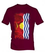 Kiribati Grunge Flag Mens T-Shirt