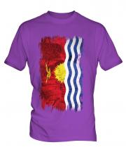 Kiribati Grunge Flag Mens T-Shirt